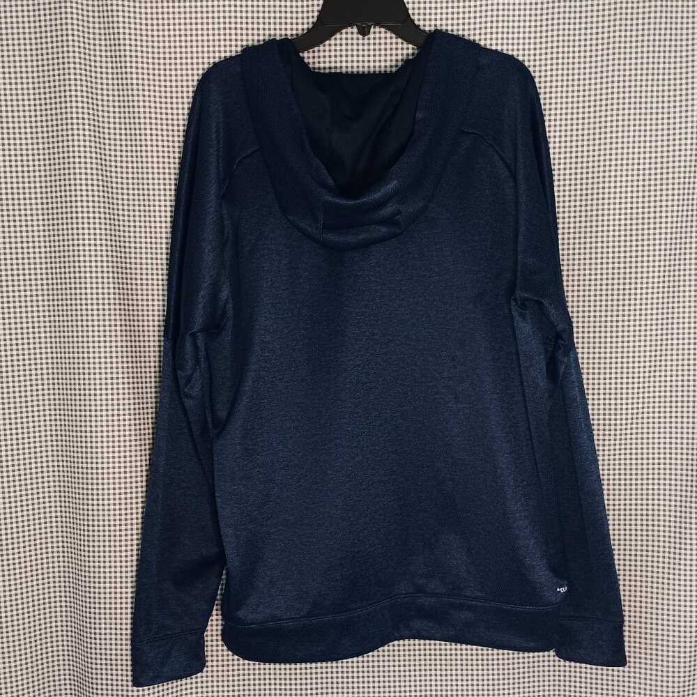 NWOT Adidas ClimaWarm Full Zip Blue Hoodie Men's XL - Picture 4 of 7